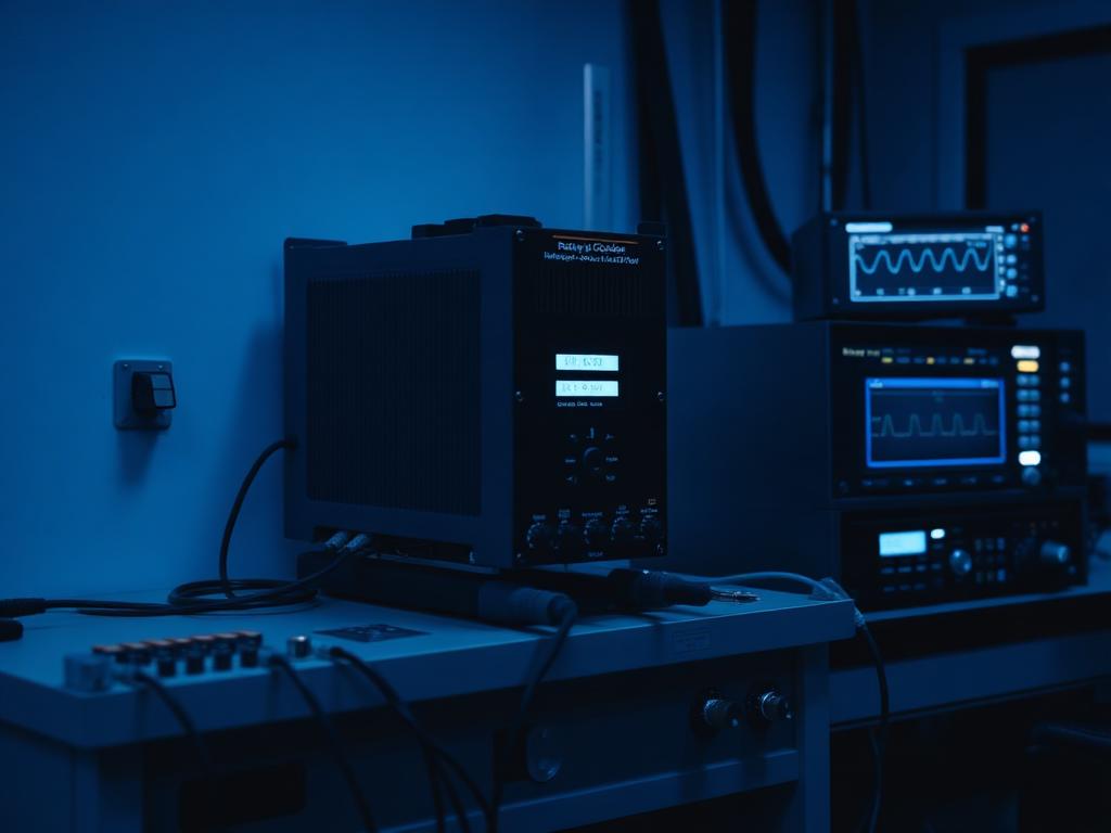 DC/DC-Wandler im Prüflabor mit Messtechnik